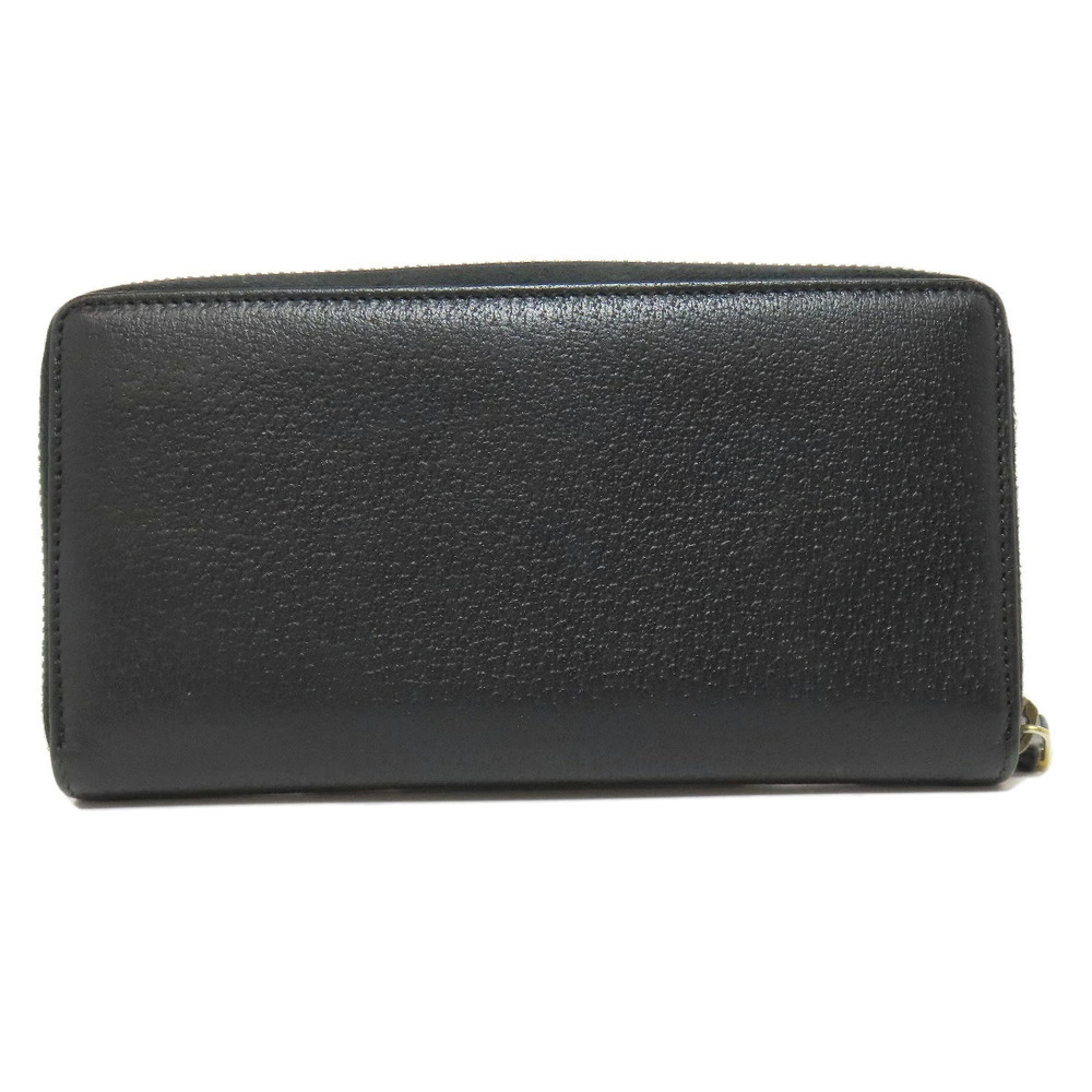 Gucci Wallet Long Leather Black
